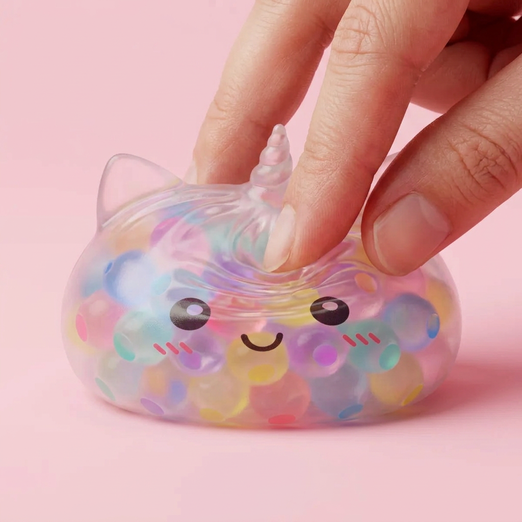 Squishy Dumpling Unicorn Bubble Pastell — i klämmet, mjukt slow-rise-skum