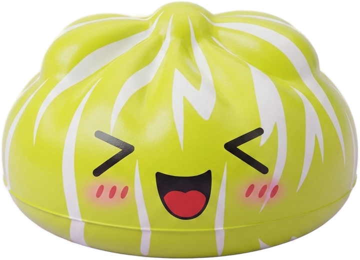 Dumpling Squishy Mystery Happy Faces Glada Miner — i klämmet, mjukt slow-rise-skum