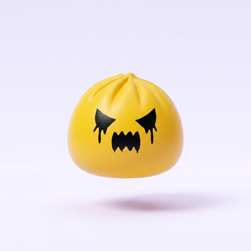Spöke Dumpling Squishy Mystery — i klämmet, mjukt slow-rise-skum
