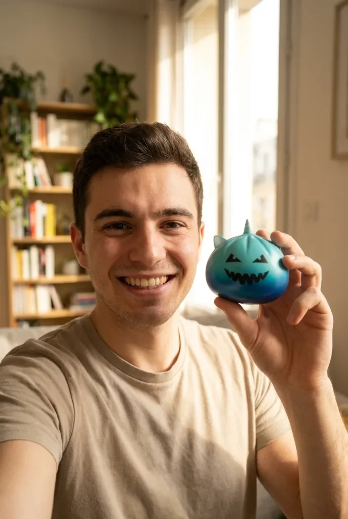 Dumpling Squishy Mystery Halloween Enhörning i vardagen