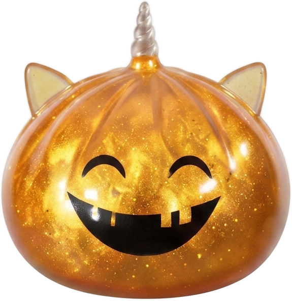 Dumpling Squishy Mystery Halloween Enhörning — i klämmet, mjukt slow-rise-skum
