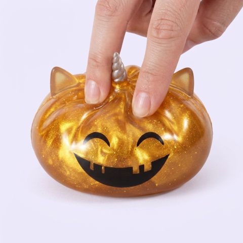 Dumpling Squishy Mystery Halloween Enhörning — i klämmet, mjukt slow-rise-skum