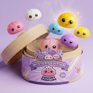 Dumpling Squishy Mystery Pop Stora Ögon — i klämmet, mjukt slow-rise-skum