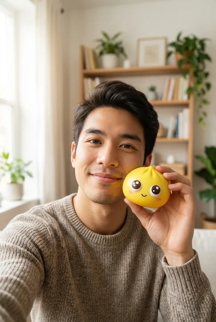 Dumpling Squishy Mystery Pop Stora Ögon i vardagen