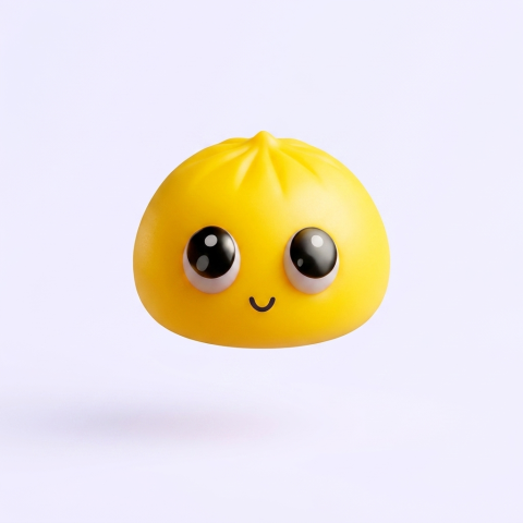 Dumpling Squishy Mystery Pop Stora Ögon — i klämmet, mjukt slow-rise-skum
