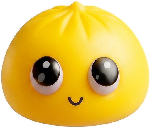 Dumpling Squishy Mystery Pop Stora Ögon — i klämmet, mjukt slow-rise-skum