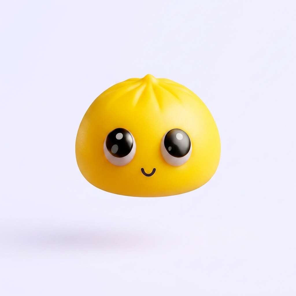Dumpling Squishy Mystery Pop Stora Ögon — i klämmet, mjukt slow-rise-skum