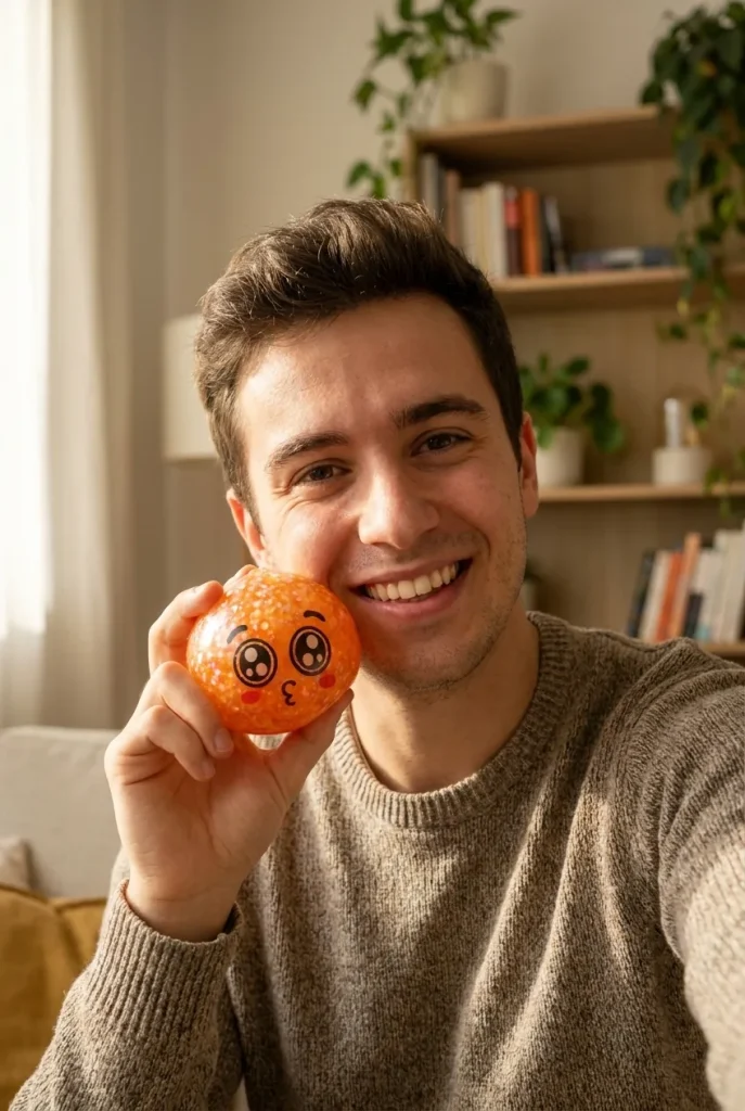 Squishy Dumpling Mystery Puppy Eyed med Ångkorg i vardagen