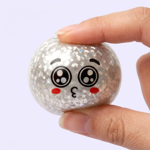 Squishy Dumpling Mystery Puppy Eyed med Ångkorg — i klämmet, mjukt slow-rise-skum
