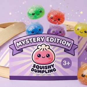 Unicorn Dumpling Squishy Mystery Glitter — i klämmet, mjukt slow-rise-skum