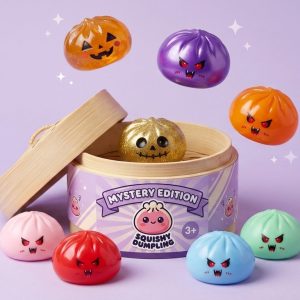 Vampire Mystery Dumpling Squishy Blodröd — i klämmet, mjukt slow-rise-skum