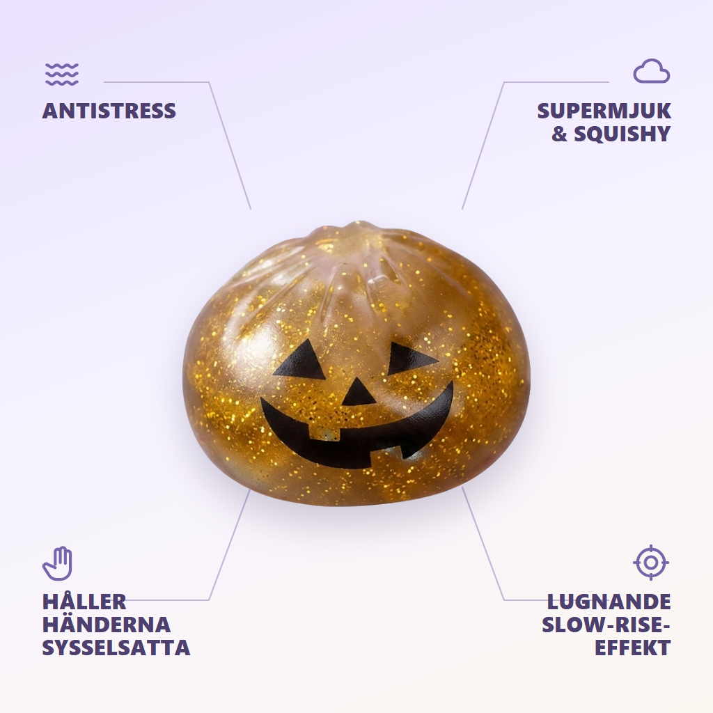 Vampire Mystery Dumpling Squishy Blodröd — dess fördelar