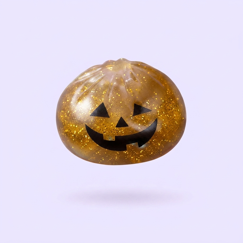 Vampire Mystery Dumpling Squishy Blodröd — i klämmet, mjukt slow-rise-skum