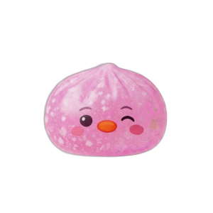 Pingvin Dumpling Squishy Godisrosa — i klämmet, mjukt slow-rise-skum