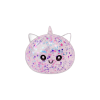 Dumpling Squishy Unicorn Sparkle Vit — i klämmet, mjukt slow-rise-skum