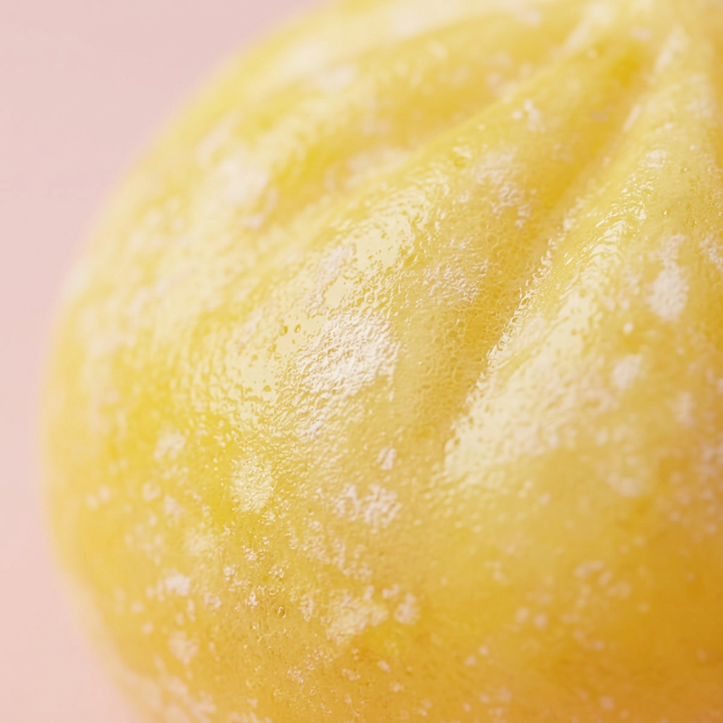 Squishy Dumpling Pingvin Smörgul — närbild på strukturen