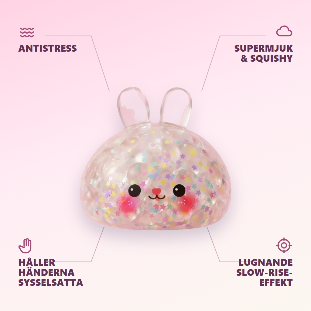 Squishy Dumpling Kanin Konfetti — dess fördelar