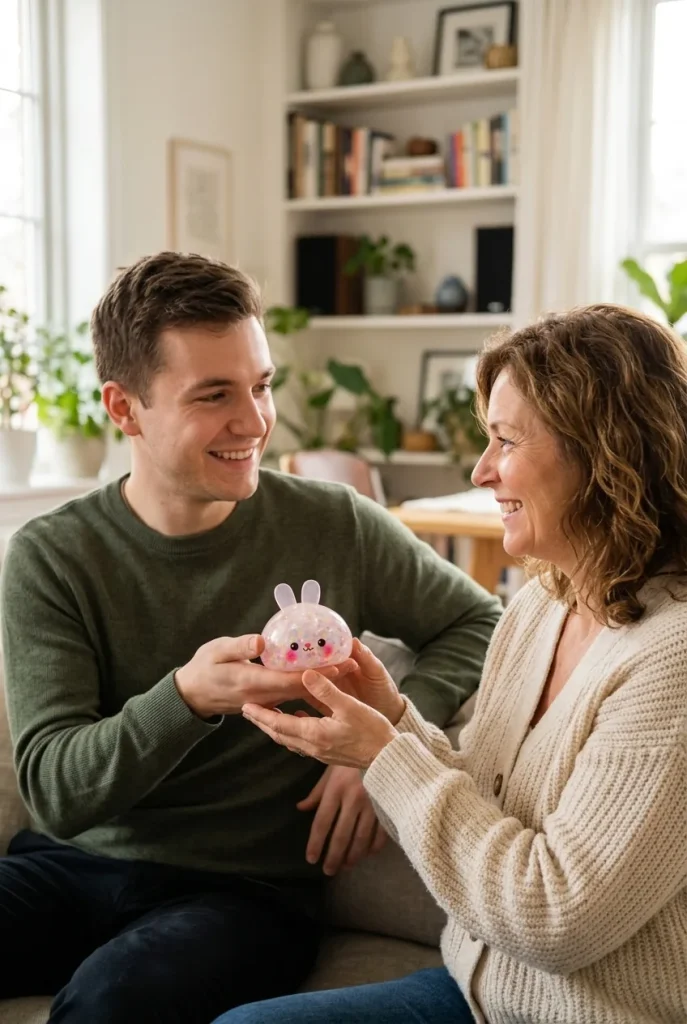 Squishy Dumpling Kanin Konfetti som presenttips