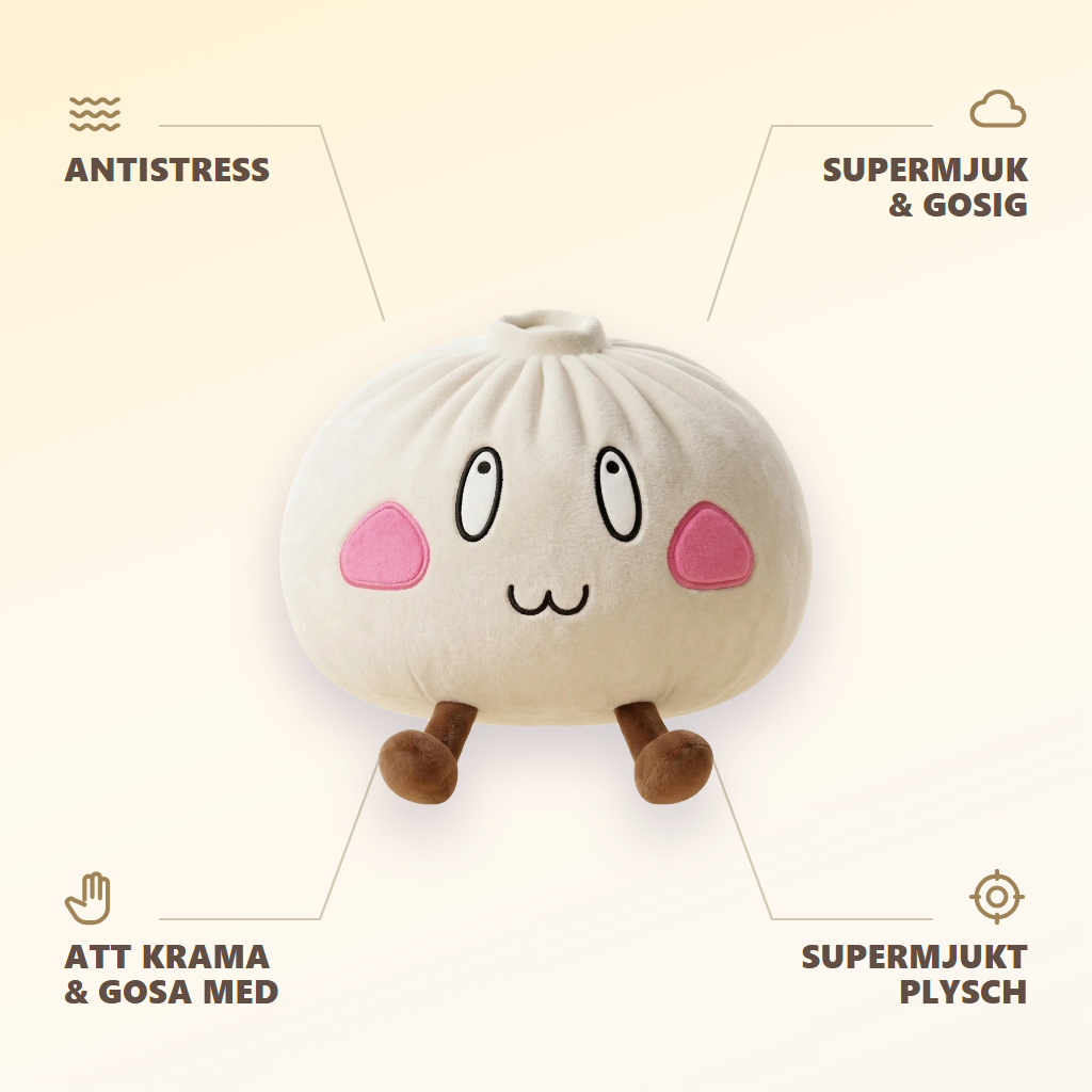 Squishy Dumpling Giant Glad Min — dess fördelar