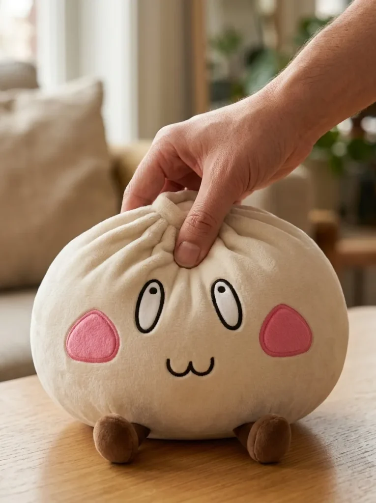 Squishy Dumpling Giant Glad Min mitt i klämmet