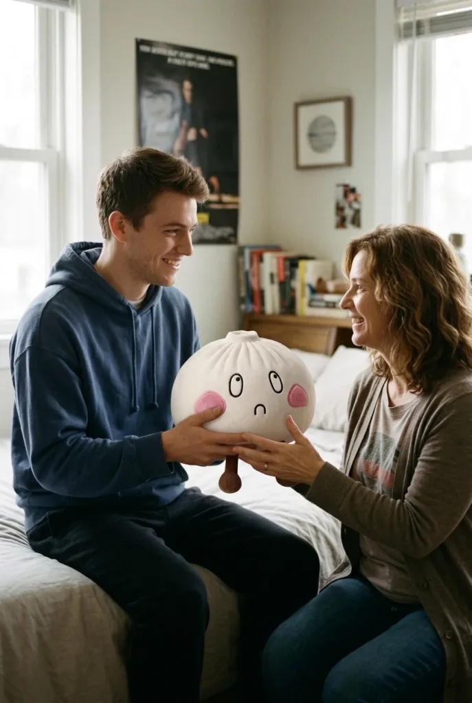 Dumpling Squishy XXL Ledsen Min som presenttips