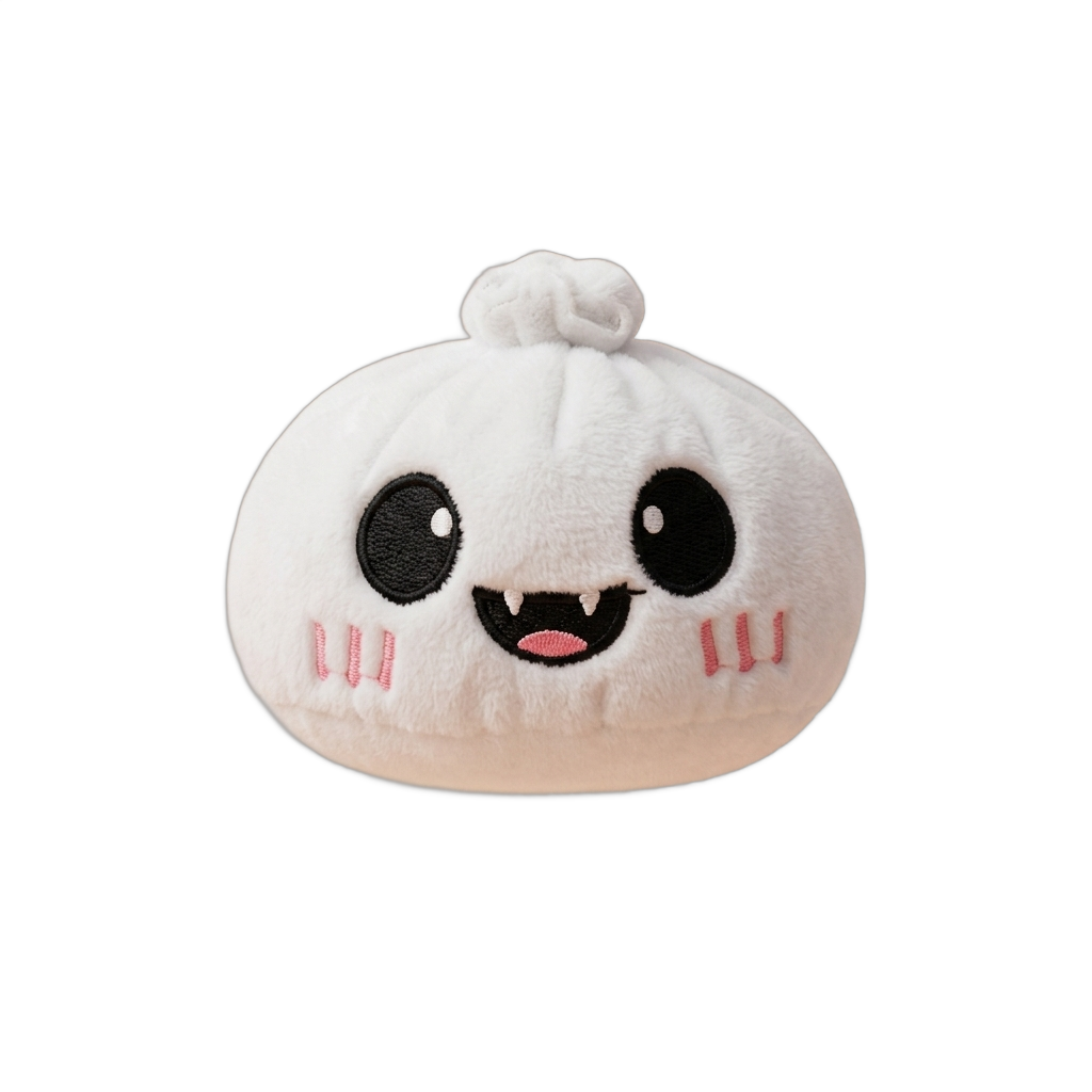 Dumpling Squishy Ghost Halloween Månsken — i klämmet, mjukt slow-rise-skum