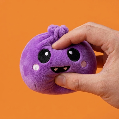 Dumpling Squishy Halloween Set of 5 Läskig — i klämmet, mjukt slow-rise-skum