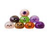 Squishy Dumpling Halloween XXL 8-pack — i klämmet, mjukt slow-rise-skum