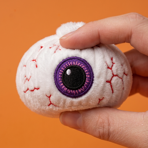 Dumpling Squishy Halloween Eye Plysch — i klämmet, mjukt slow-rise-skum