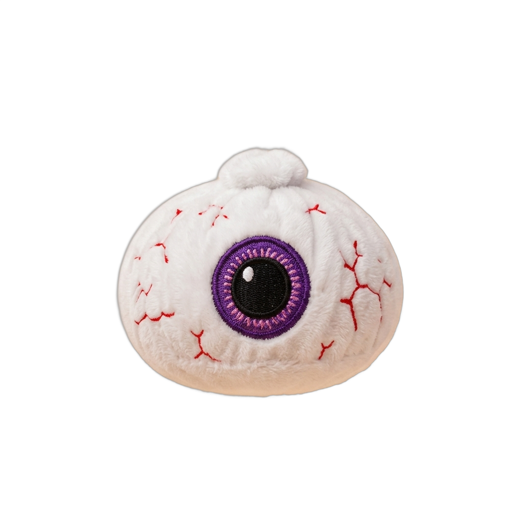 Dumpling Squishy Halloween Eye Plysch — i klämmet, mjukt slow-rise-skum