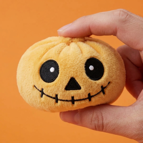 Dumpling Squishy Skeleton Halloween Leende — i klämmet, mjukt slow-rise-skum