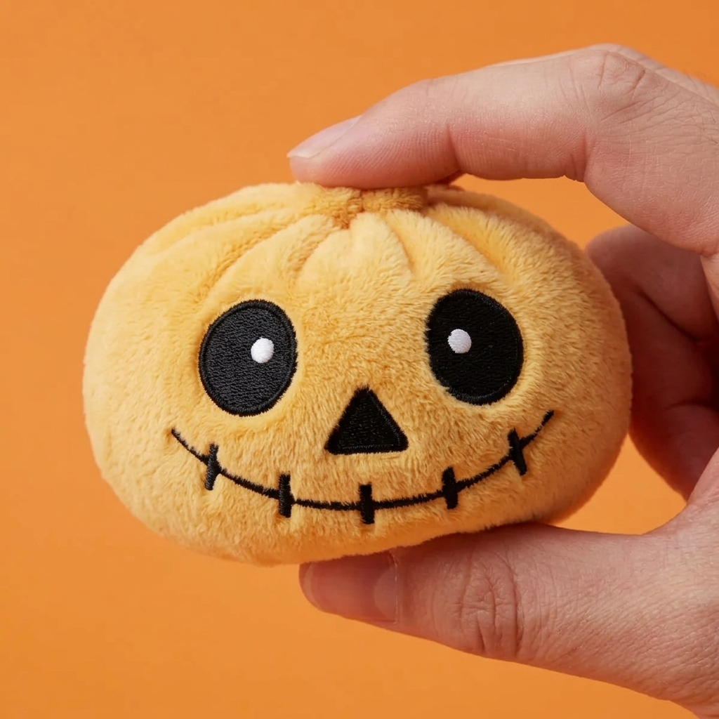 Dumpling Squishy Skeleton Halloween Leende — i klämmet, mjukt slow-rise-skum