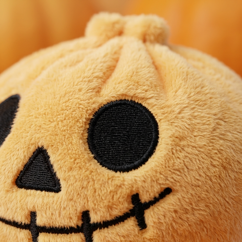 Dumpling Squishy Skeleton Halloween Leende — närbild på strukturen