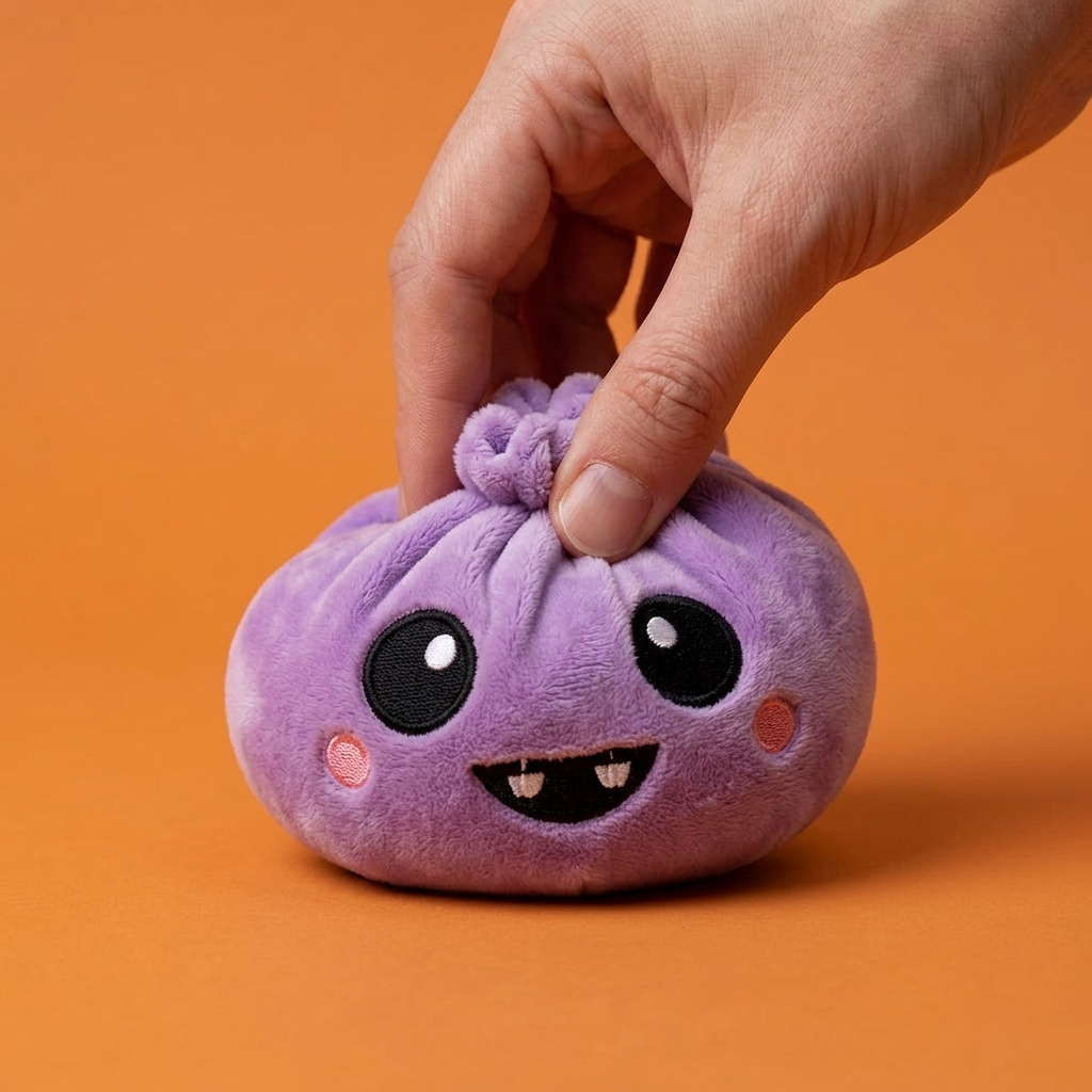 Squishy Dumpling Vampire Halloween Sammet — i klämmet, mjukt slow-rise-skum