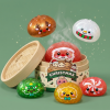 Glitter Dumpling Squishy Mystery Candy Jul — i klämmet, mjukt slow-rise-skum