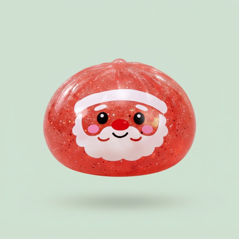 Glitter Dumpling Squishy Mystery Candy Jul — i klämmet, mjukt slow-rise-skum