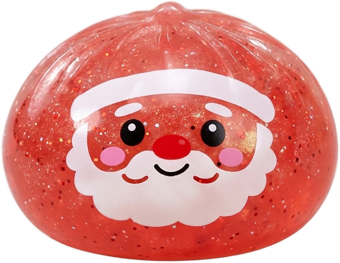 Glitter Dumpling Squishy Mystery Candy Jul — i klämmet, mjukt slow-rise-skum