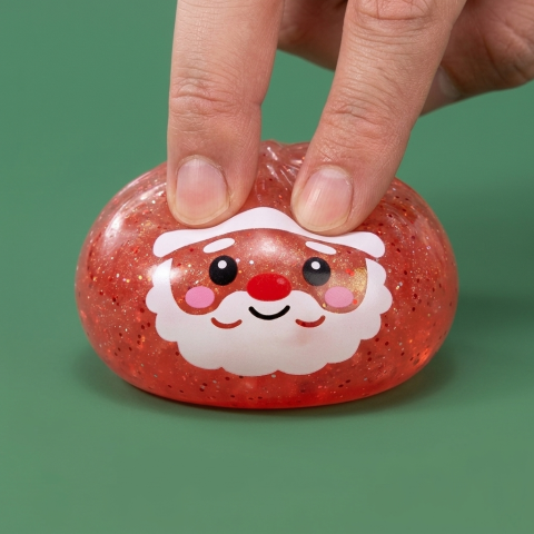 Glitter Dumpling Squishy Mystery Candy Jul — i klämmet, mjukt slow-rise-skum