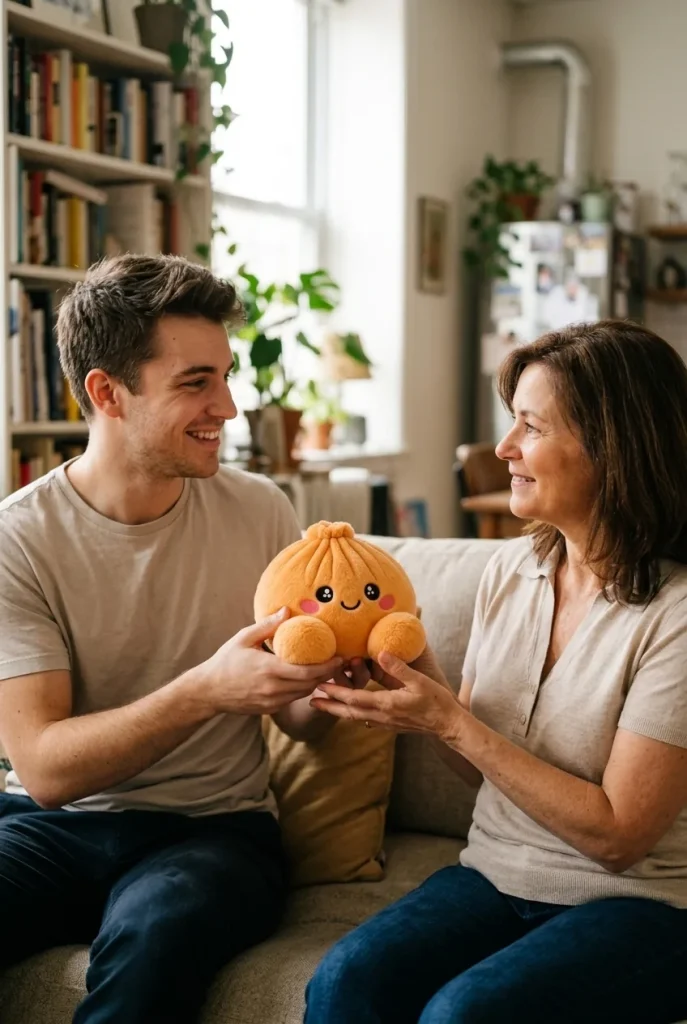 Squishy Dumpling Orange Mandarin som presenttips