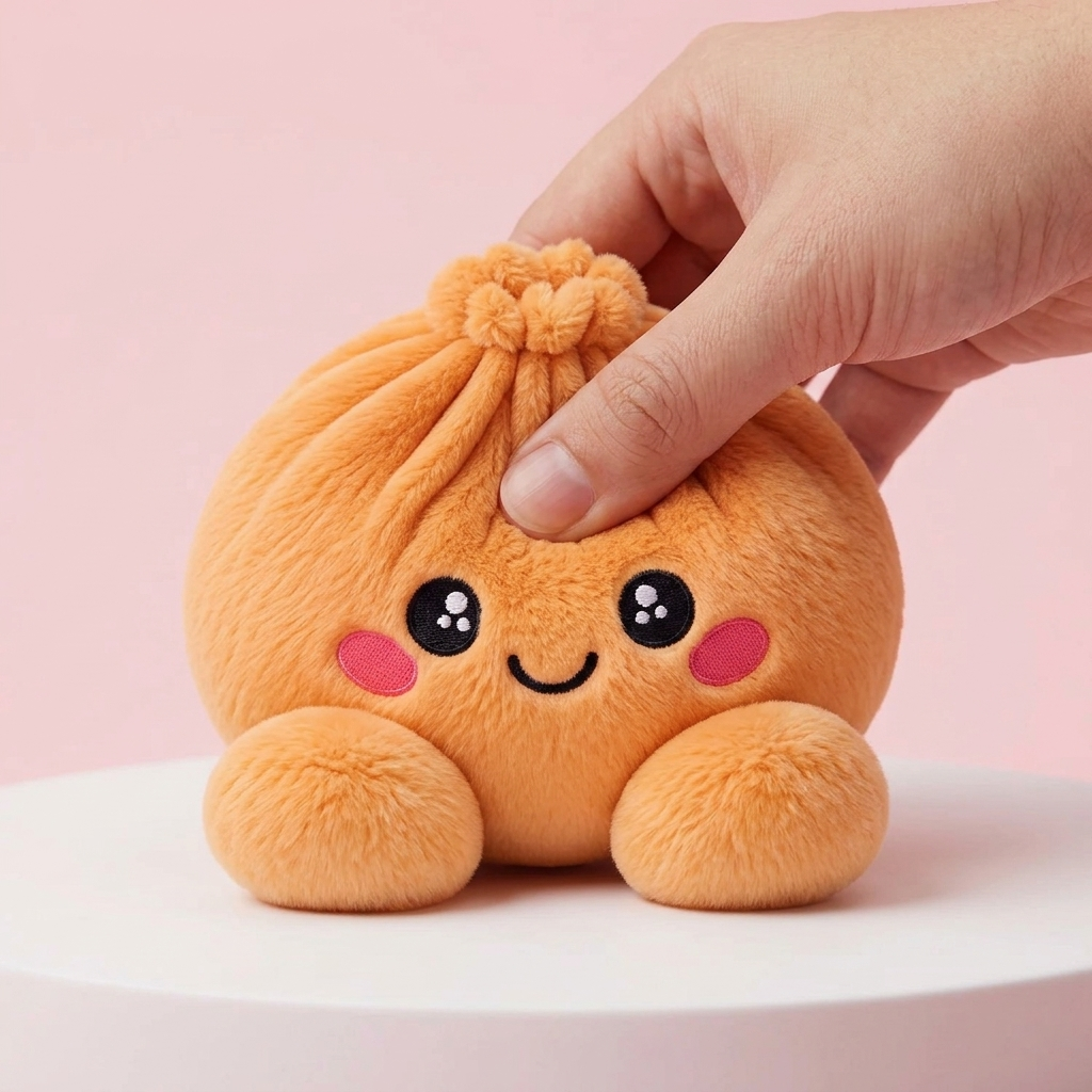 Squishy Dumpling Orange Mandarin — i klämmet, mjukt slow-rise-skum