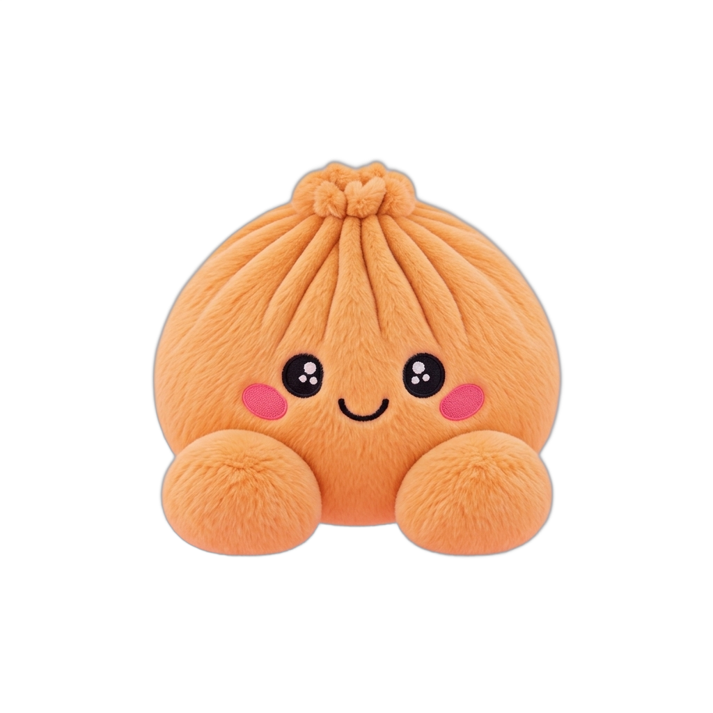 Squishy Dumpling Orange Mandarin — i klämmet, mjukt slow-rise-skum