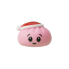 Jultomteluva Dumpling Squishy Rosa — i klämmet, mjukt slow-rise-skum