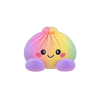 Rainbow Dumpling Squishy Pastel Plysch — i klämmet, mjukt slow-rise-skum