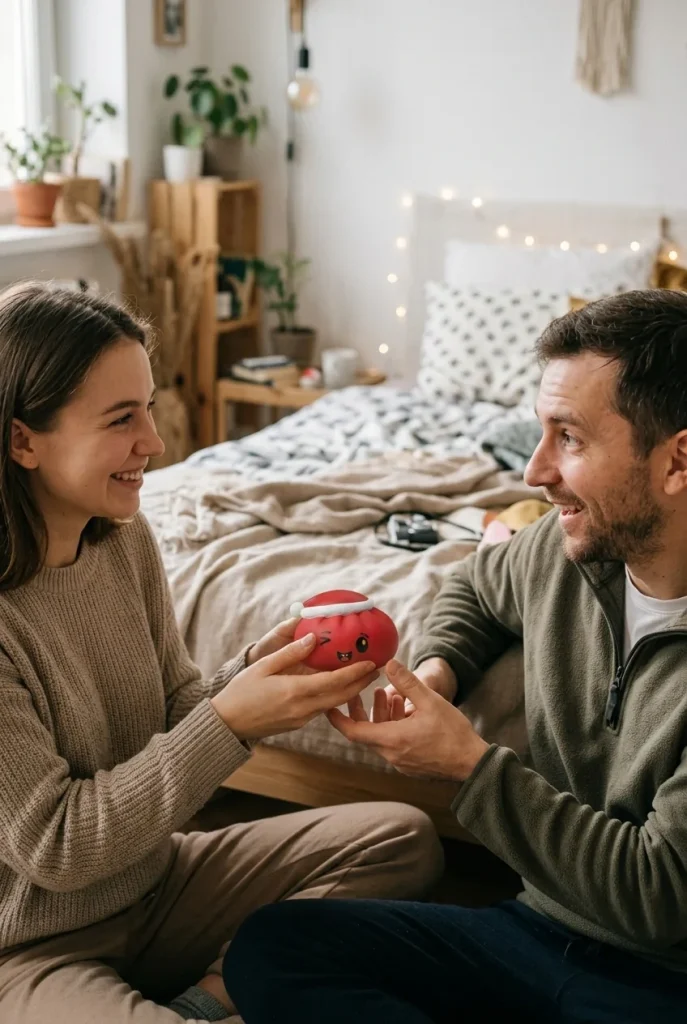 Squishy Dumpling Tomteluva Röd som presenttips