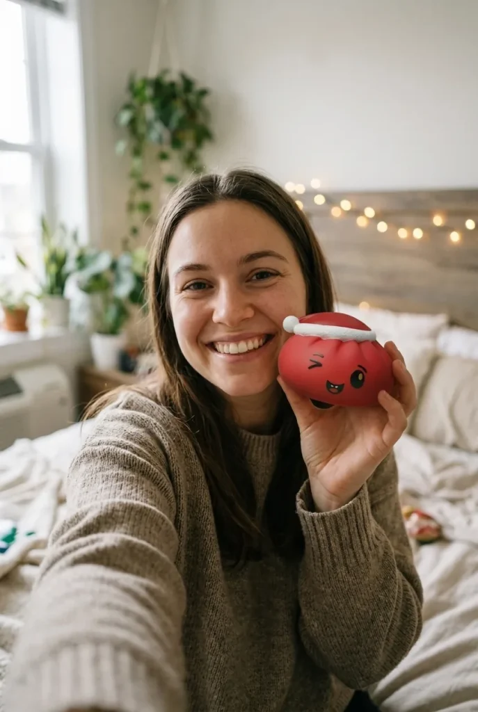 Squishy Dumpling Tomteluva Röd i vardagen