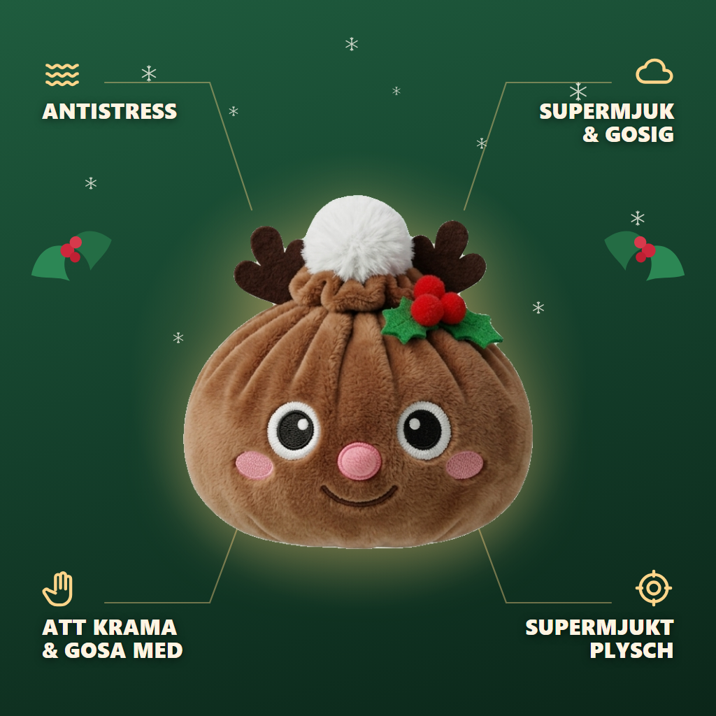 Reindeer Dumpling Squishy Jul — dess fördelar