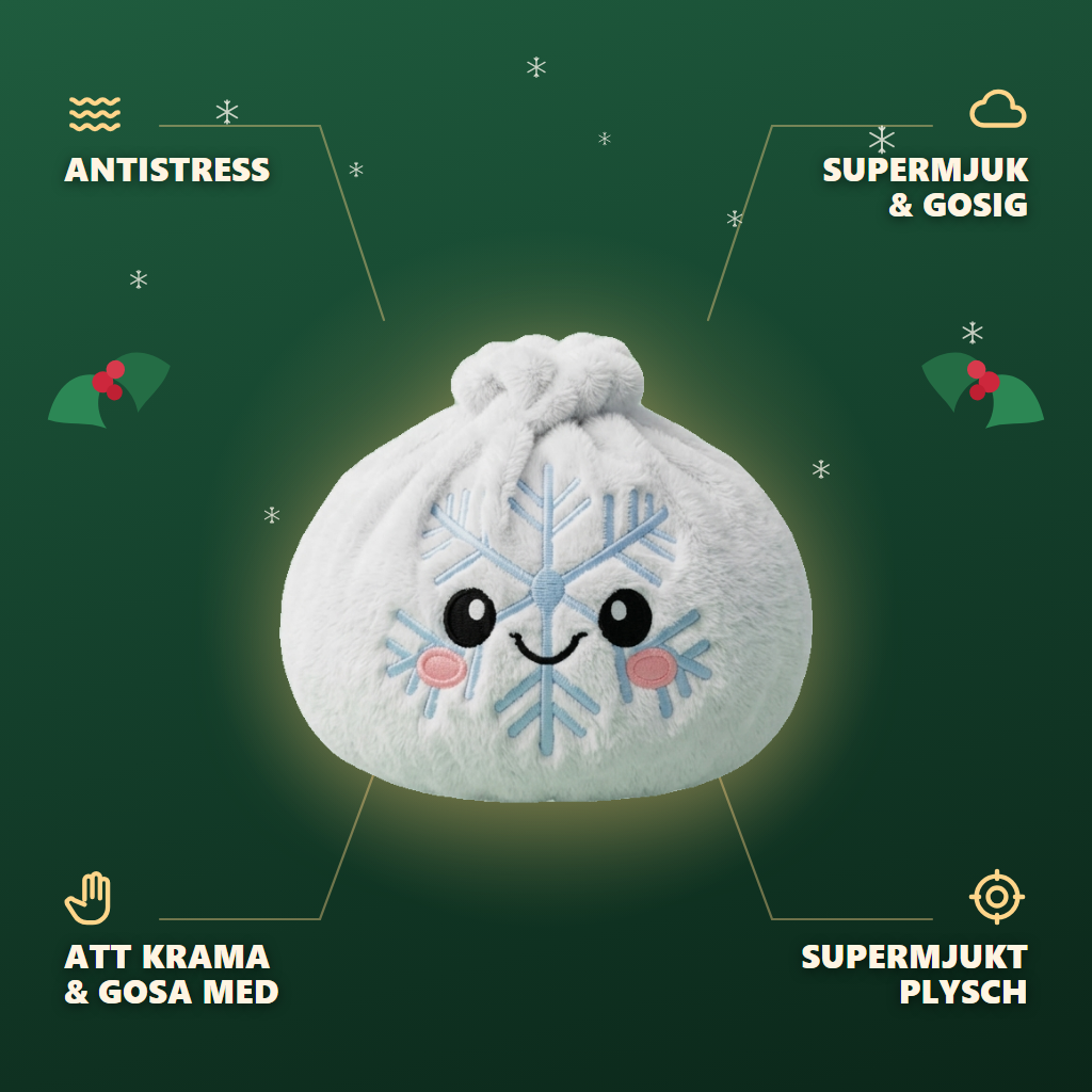 Snowflake Dumpling Squishy Vinter — dess fördelar