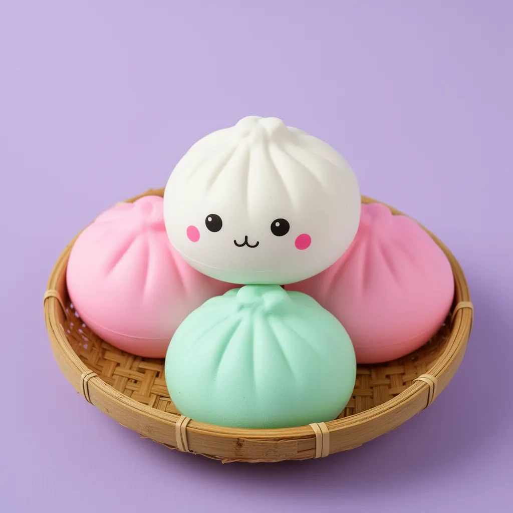 Vad är en dumpling squishy – material och grundidé