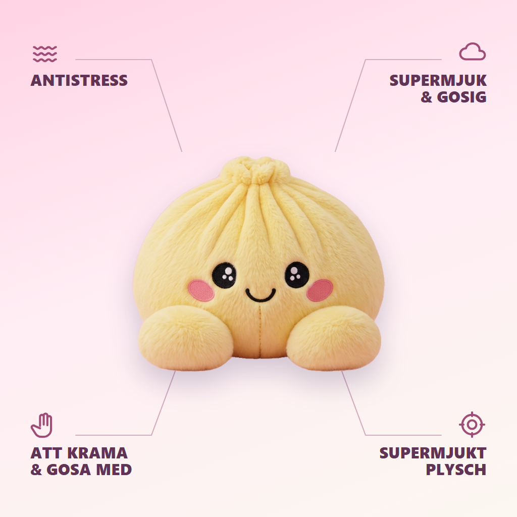 Dumpling Squishy Citrongul — dess fördelar