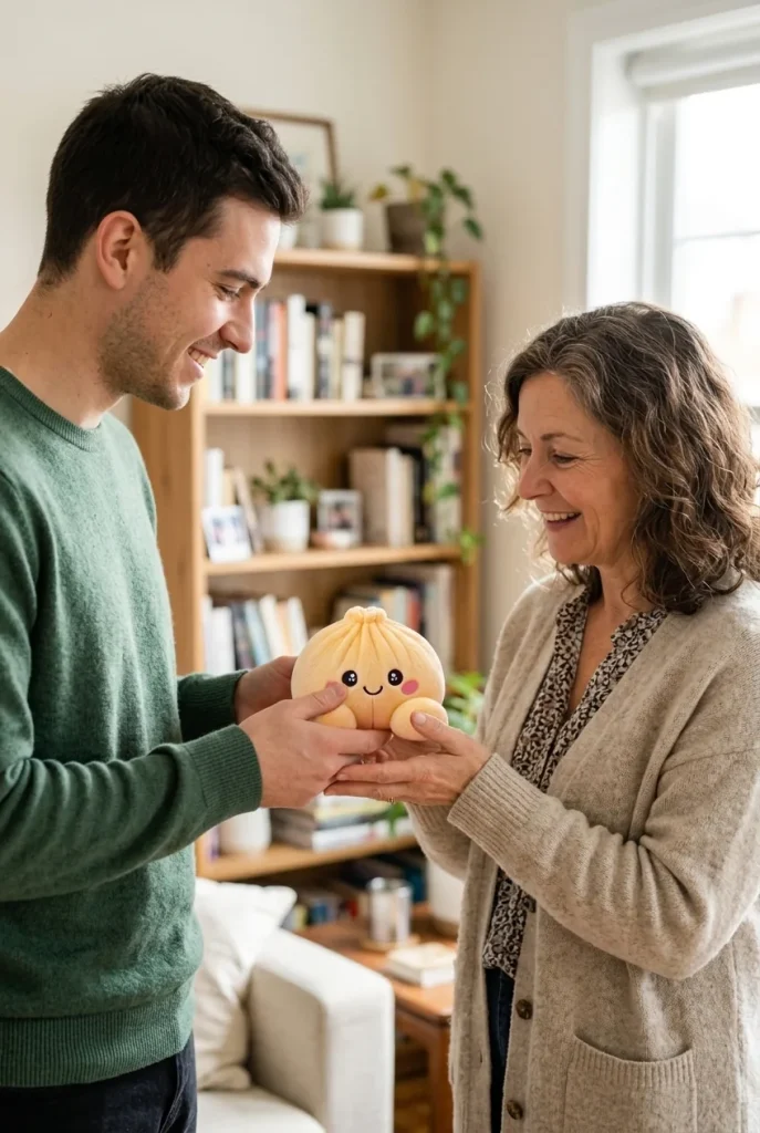 Dumpling Squishy Citrongul som presenttips